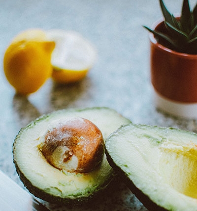scene with avocados